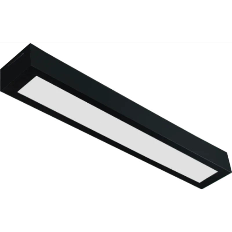 Luminaria Led Londres 36W 125X10 Retangular Preto 6500K Bivolt Tualux - Tualux