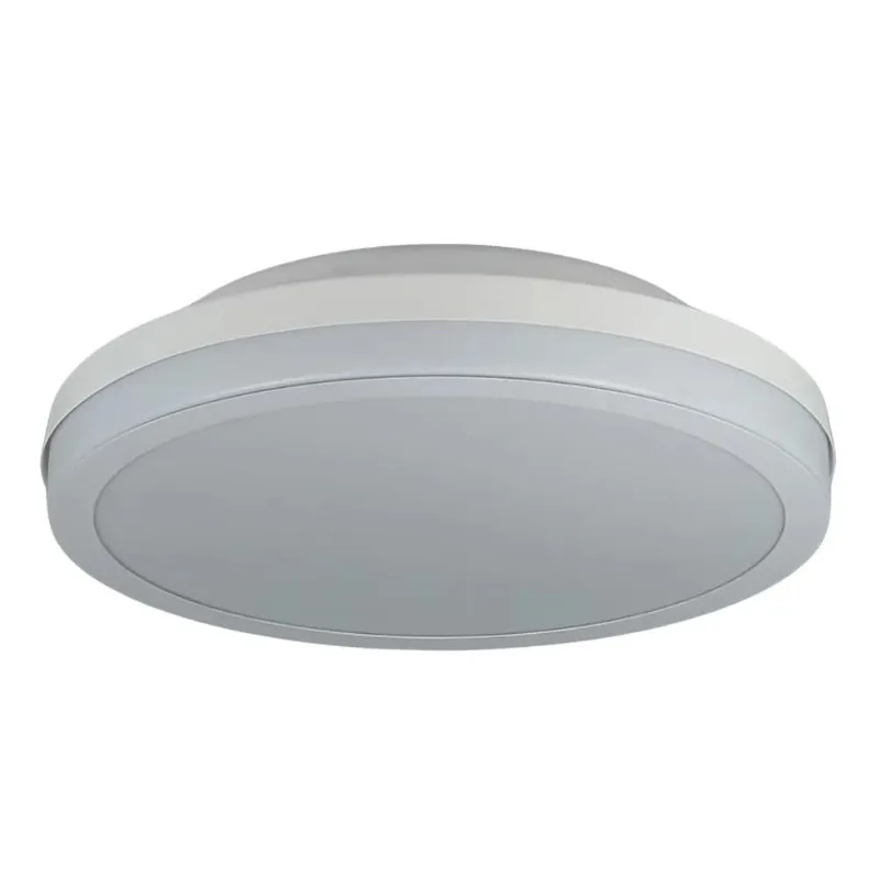 Plafon LED Sobrepor 25W 3000K/4000K/6000K Bivolt Santorini Tualux Plafon Led 25W 3000/4000/6000 Bivolt Branco Sobrepor Tualux