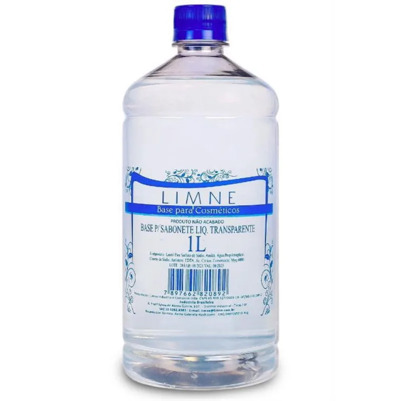 Base Sabonete Liquido Transparente 1/1 1L Limne