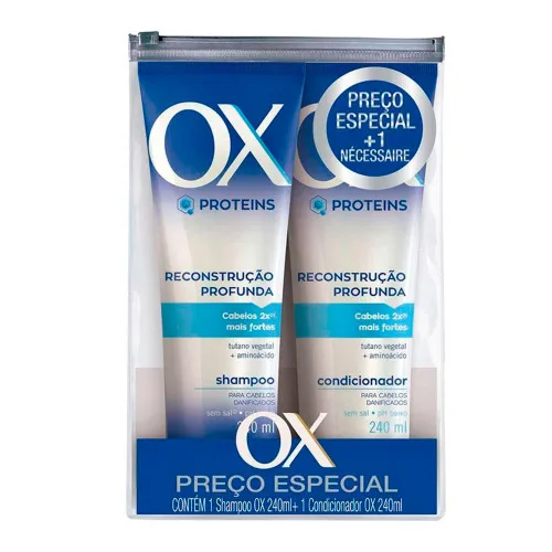 SHAMPOO+COND. OX PLANTS 240ML OILS - OX