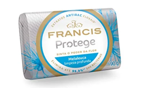 Sab Francis Protege 90g Branco - FRANCIS - Higiene E Beleza