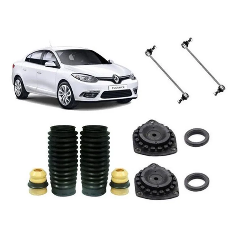 Par Kit Do Amortecedor Dianteiro Bieleta Fluence 2011 A 2018