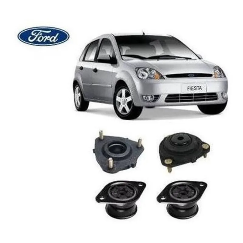 4 Batente Amortecedor Dianteiro Traseiro Ford Fiesta 2004 2005 2006