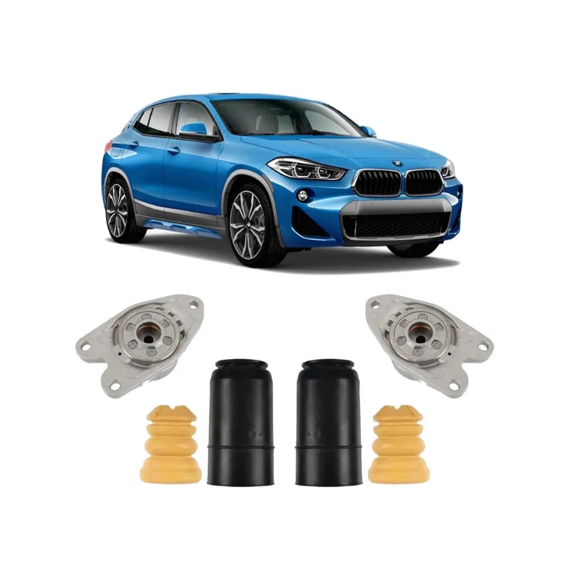 Par Kit Coxim Batente Coifa Traseiro Bmw X2 2018 2019 20 21