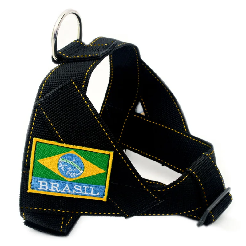 Peitoral Security para Cães AMF Preto Nº 02