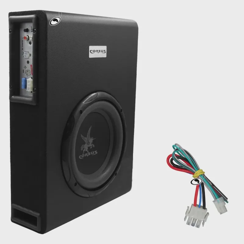 Caixa Amplificada Automotiva Corzus cxs 200 Slim 8'' Polegadas 200 W rms - Não Disponível - Automotivo