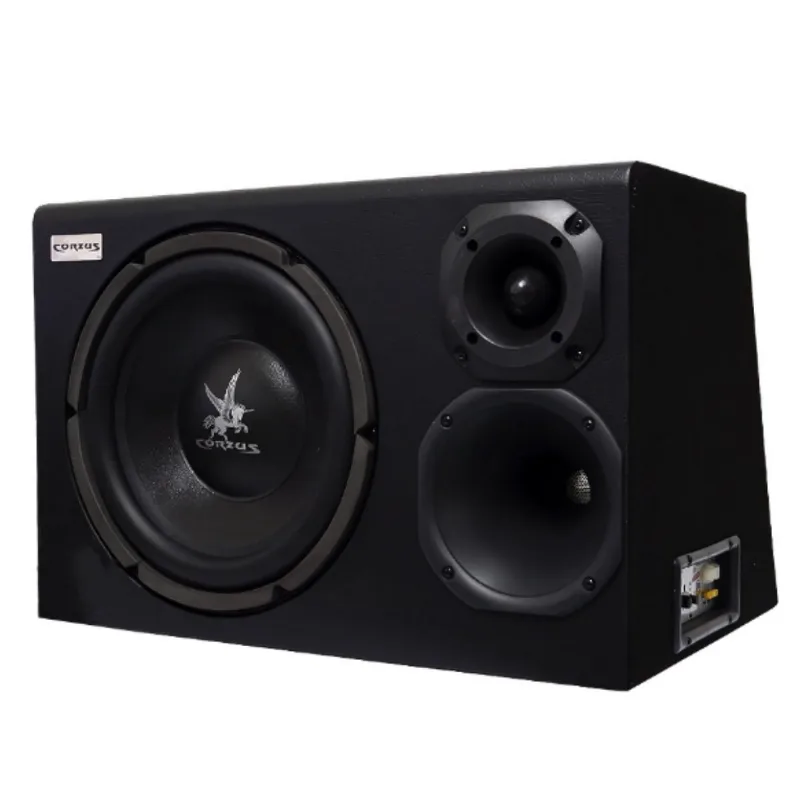 Caixa De Som Automotiva Trio 12 300W rms Com Módulo Corzus