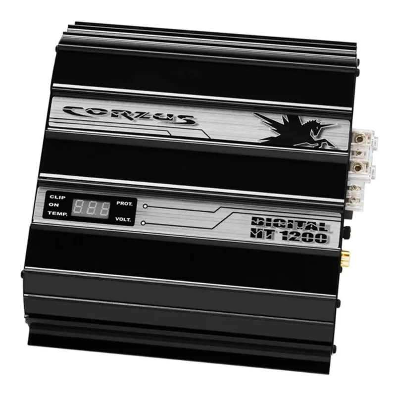 Amplificador Digital Automotivo Corzus 1200W RMS 1 Canal