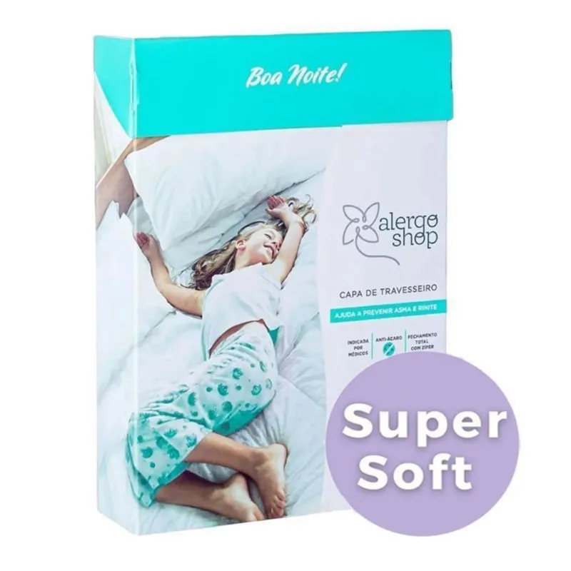 Capa Para Travesseiro Bebê Super Soft Alergoshop