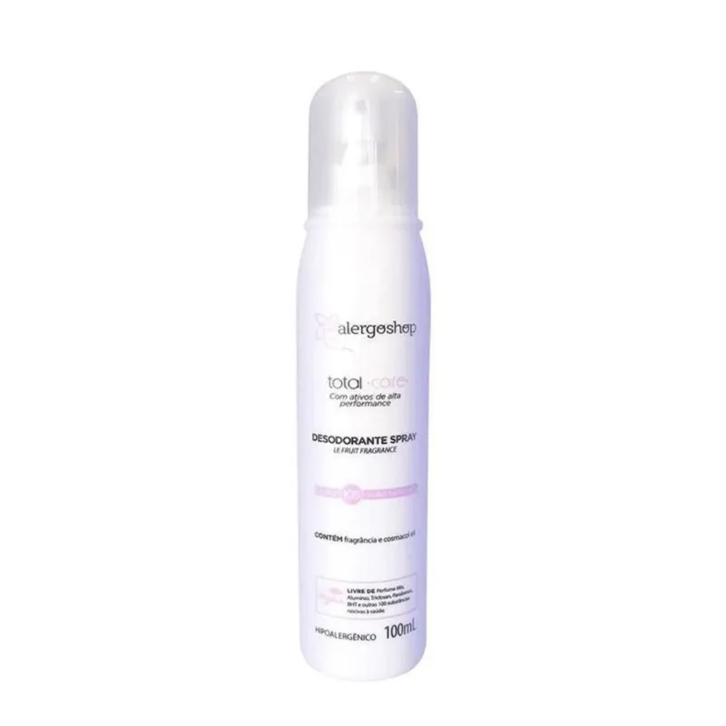 Desodorante Spray Le Fruit Hipoalergênico Total Care Alergoshop 100ml