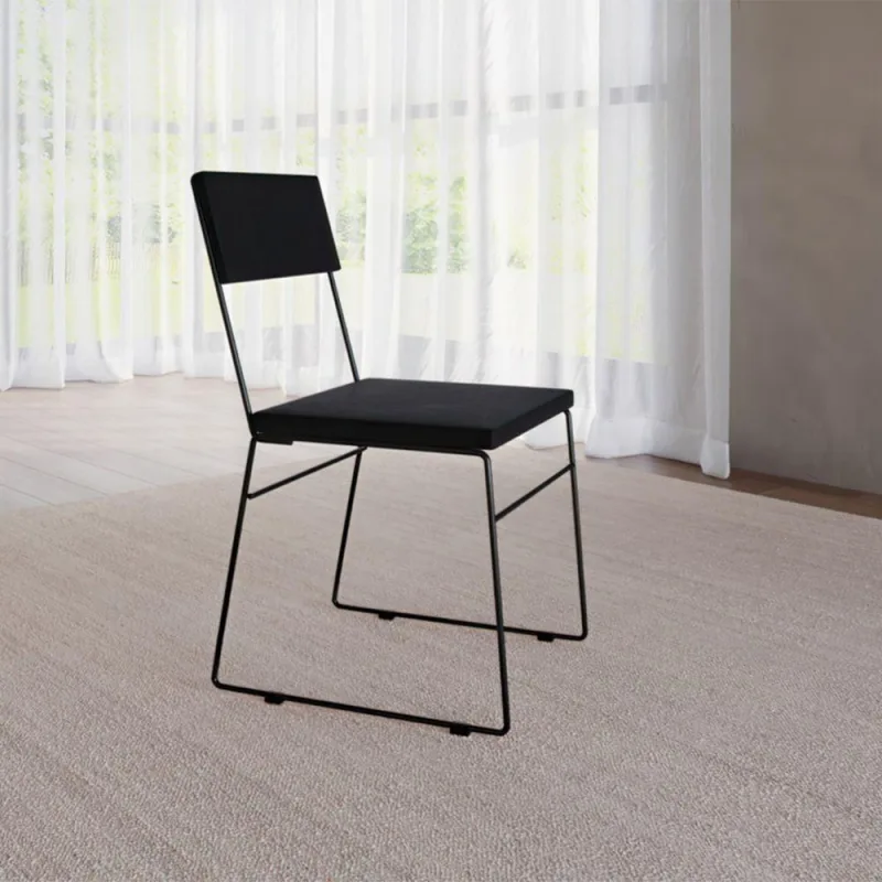 Cadeira De Jantar Málaga Assento Veludo Para Mesa Sala De Jantar Cozinha Conforto E Estilo - Preto - OUTRAS - Móveis
