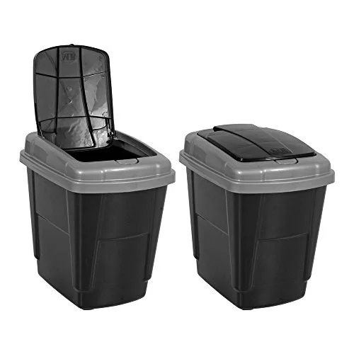 LIXEIRA CLICK COM TAMPA 4 5L - PLÁSTICOS MB