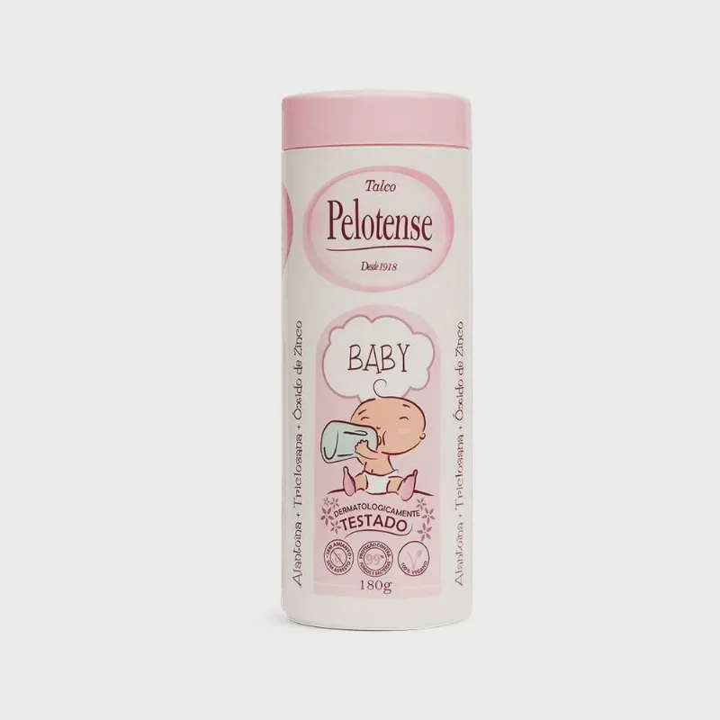 Talco pelotense baby rosa 180G