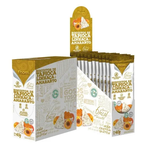 Fhom Bisc Tapioca Linhaca E Amaranto 4g Cx C/10 - FHOM