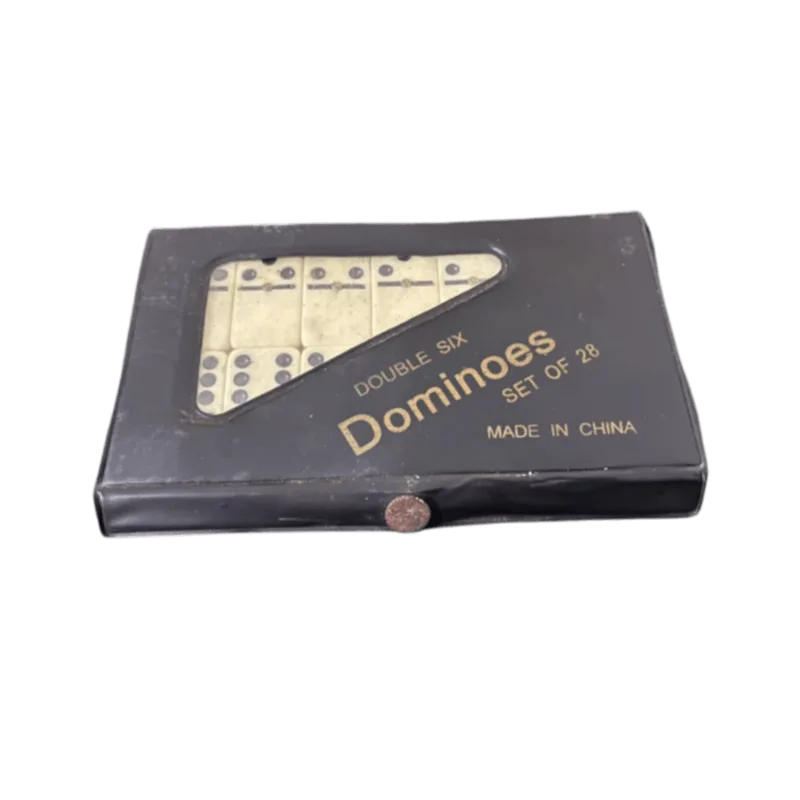 Double Six Dominoes Set Of 28 Made In China