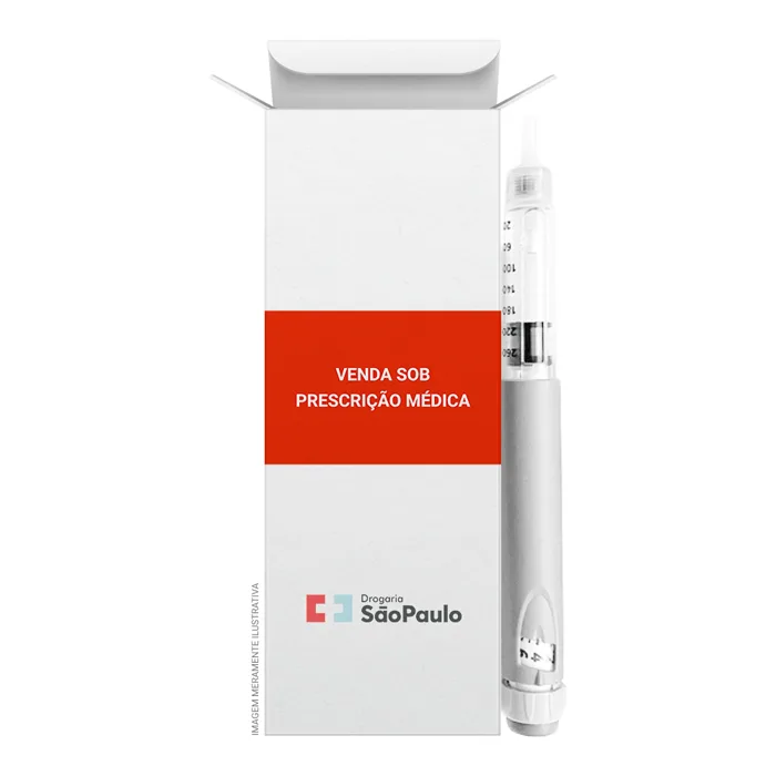 Insulina Tresiba Insulina Degludeca 100U/ml 5 Canetas 3ml Solução Injetável - Novo Nordisk