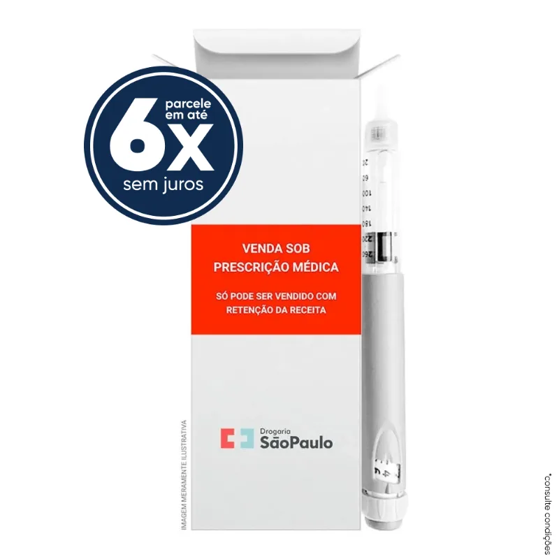 Poviztra Semaglutida 2,4mg 1 Sistema de Aplicação + 4 Agulhas