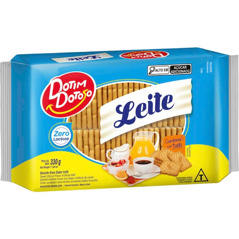 Biscoito Dotim Dotoso Leite 330g