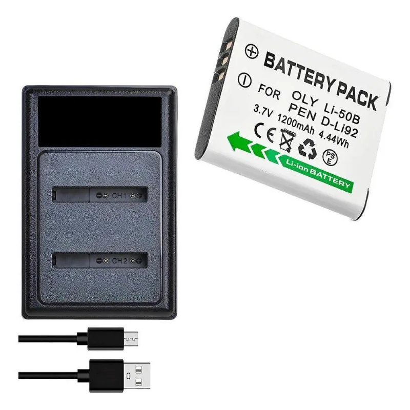 Kit 1x1 Li-50b Para Olympus Sz10 Sz-30 Tg-610 810