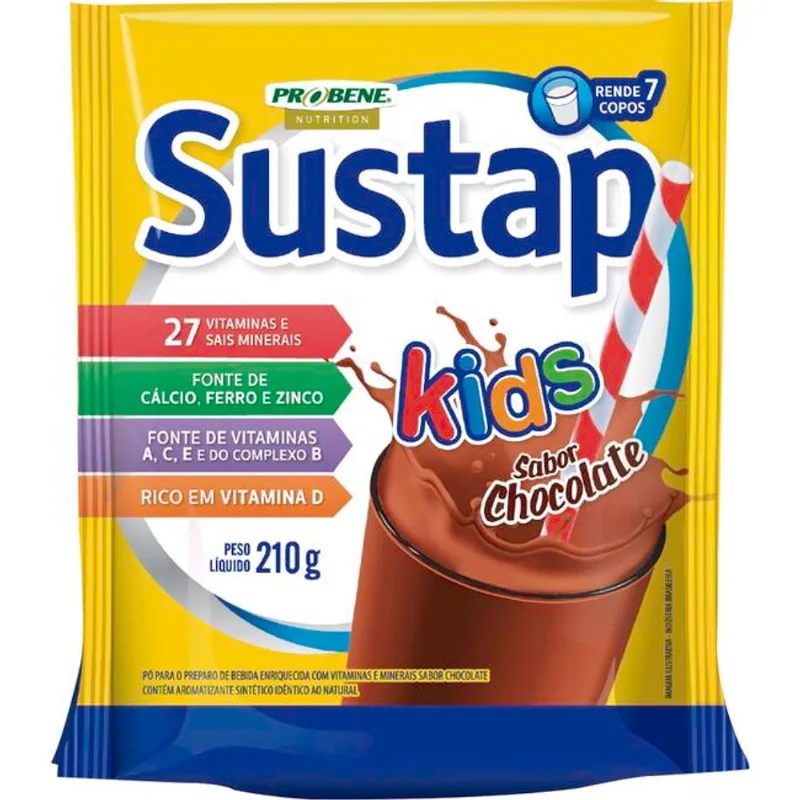 Alimento Sustap Kids Chocolate 210g