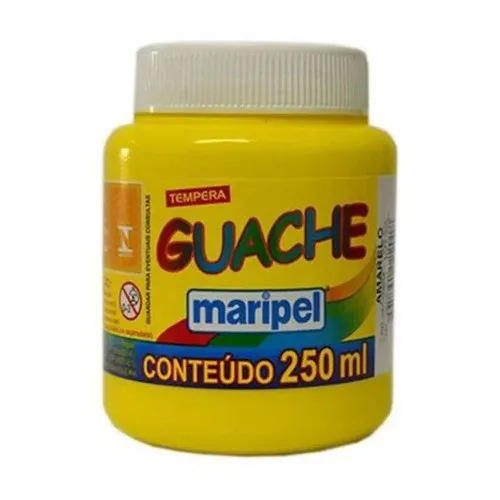 Tinta Guache Maripel Amarelo 1unidade - MARIPEL
