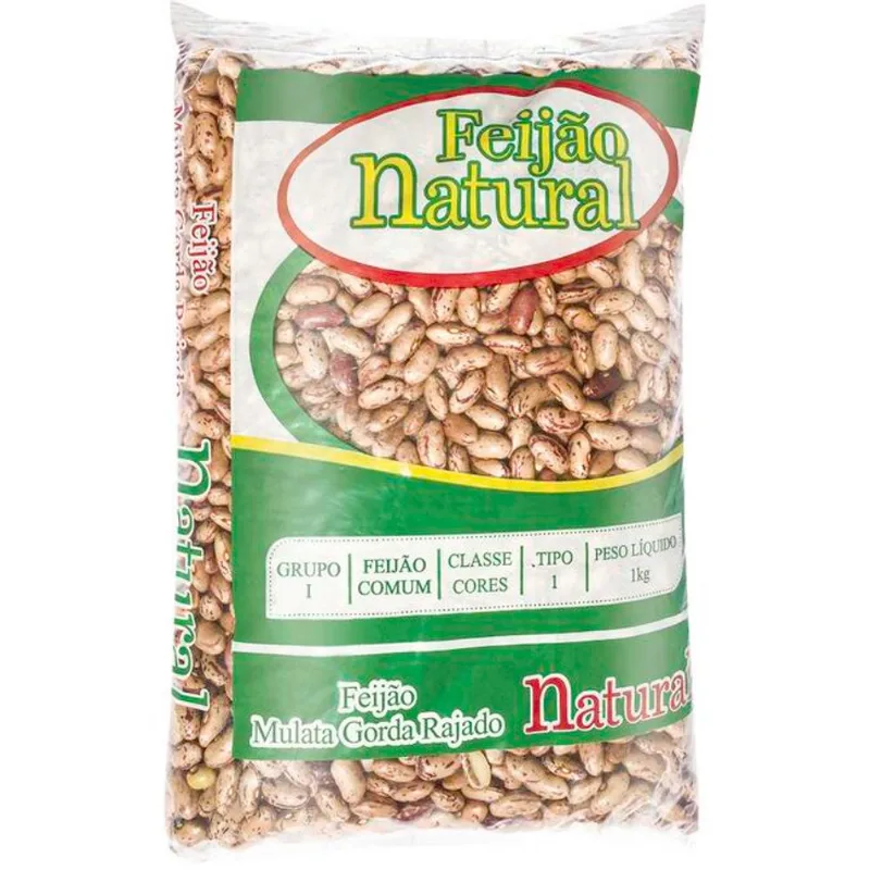 Feijão Rajado Natural Tipo 1 1kg