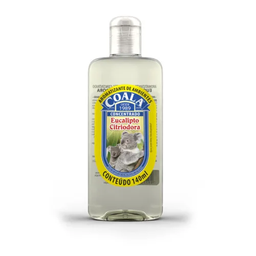 Aromatizante De Ambiente Concentrado Eucalipto Citriodora Coala Frasco 140ml - COALA - Higiene E Beleza