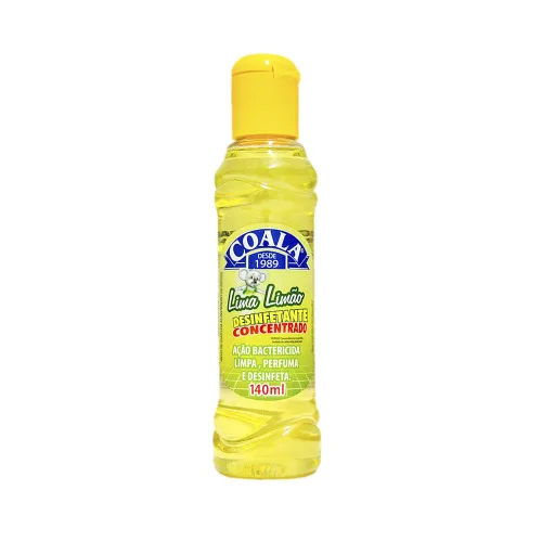 Desinfetante Multiuso Concentrado Lima Limão Coala Frasco 140ml - COALA - Limpeza