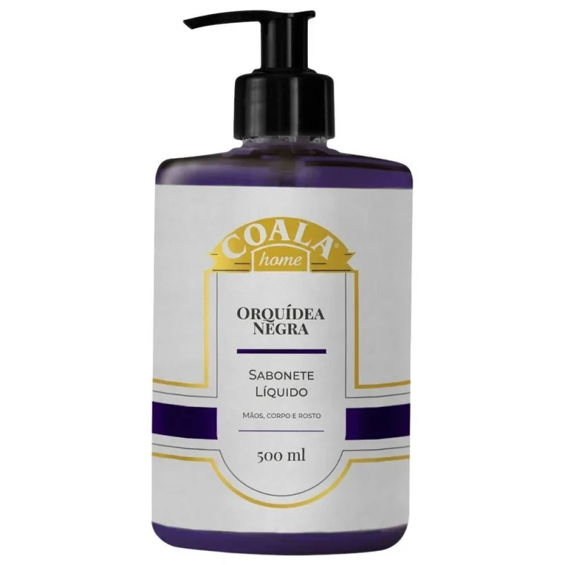 Sabonete Líquido Orquidea Negra Roxo 500ML para Banho e Higiene Coala - Coala - Agro