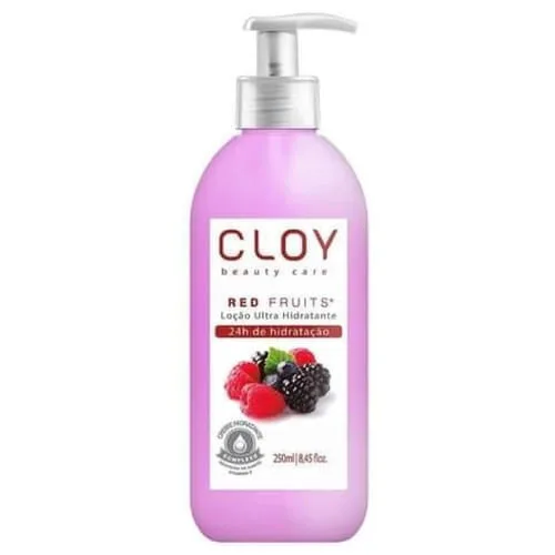 HIDRATANTE CORPORAL CLOY RED FRUITS 250ML - BEAUTY CARE
