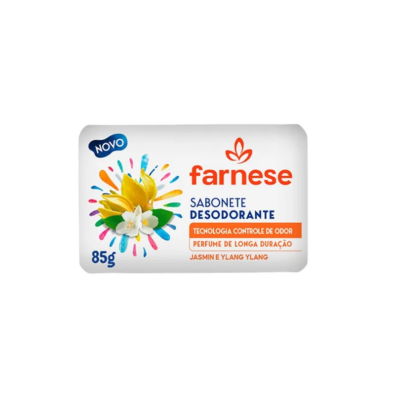 Sabonete Farnese Desodorante Jasmim e Ylang Ylang 85g