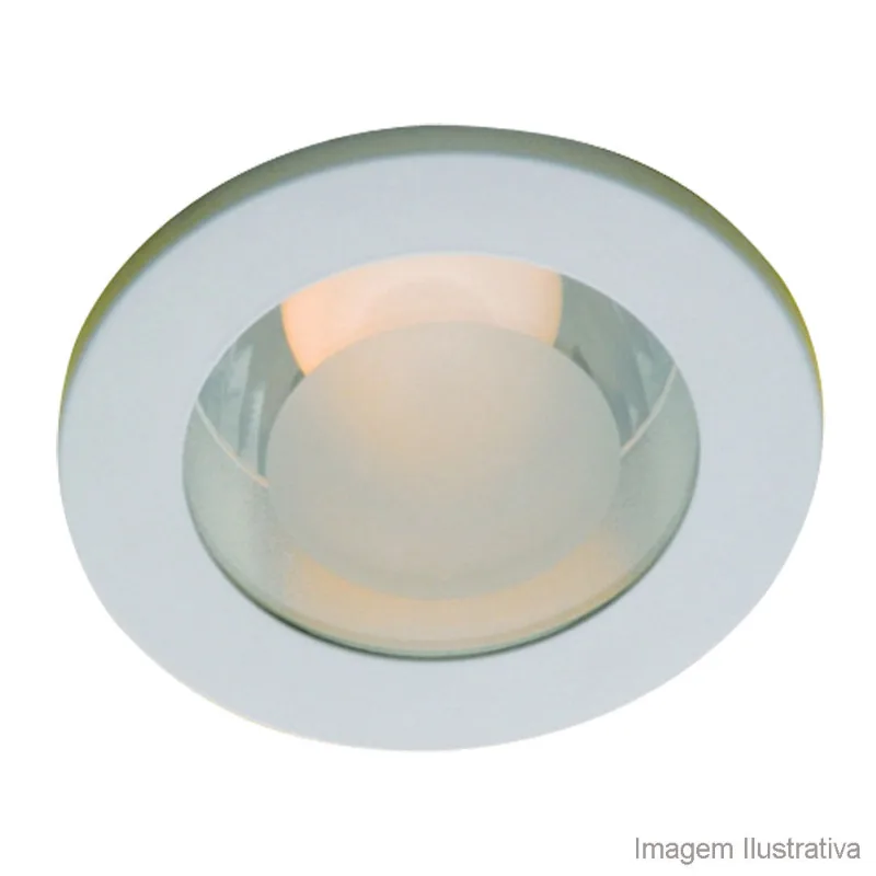 Spot Embutido 14,5cm E27 60W branco Bronzearte - Bronzearte