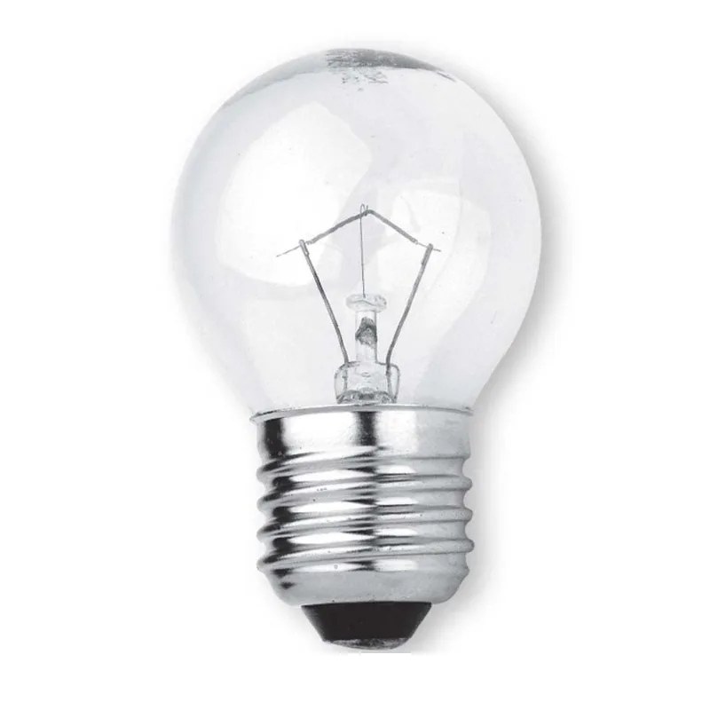 Lâmpada incandescente 127V 60W bolinha clara Bronzearte - Bronzearte