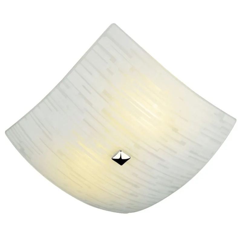 Plafon de aço Matrix 25x25cm bivolt para 2 lâmpadas E27 branco Bronzearte
