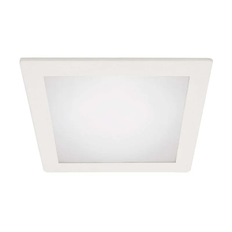Embutido de alumínio para lâmpada Led 127V 20W 6K Solution branco Bronzearte