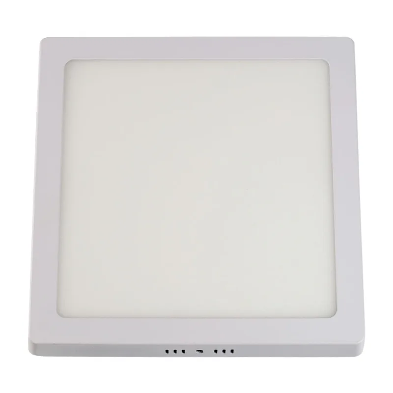 Painel LED de Sobrepor Home Quadrado Luz Amarela Bivolt Bronzearte Painel de LED Sobrepor Home 24W 30X30cm 2040 Lúmens Luz Amarela