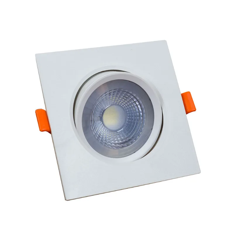 Spot Embutir Easy Led Quadrado 7W 6500K Branco LLumm Bronzearte - Bronzearte