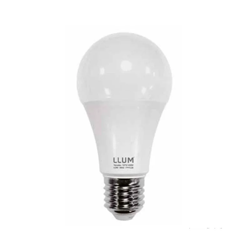 Lâmpada LED bulbo 12W 3000K amarela 1100lm Bronzearte