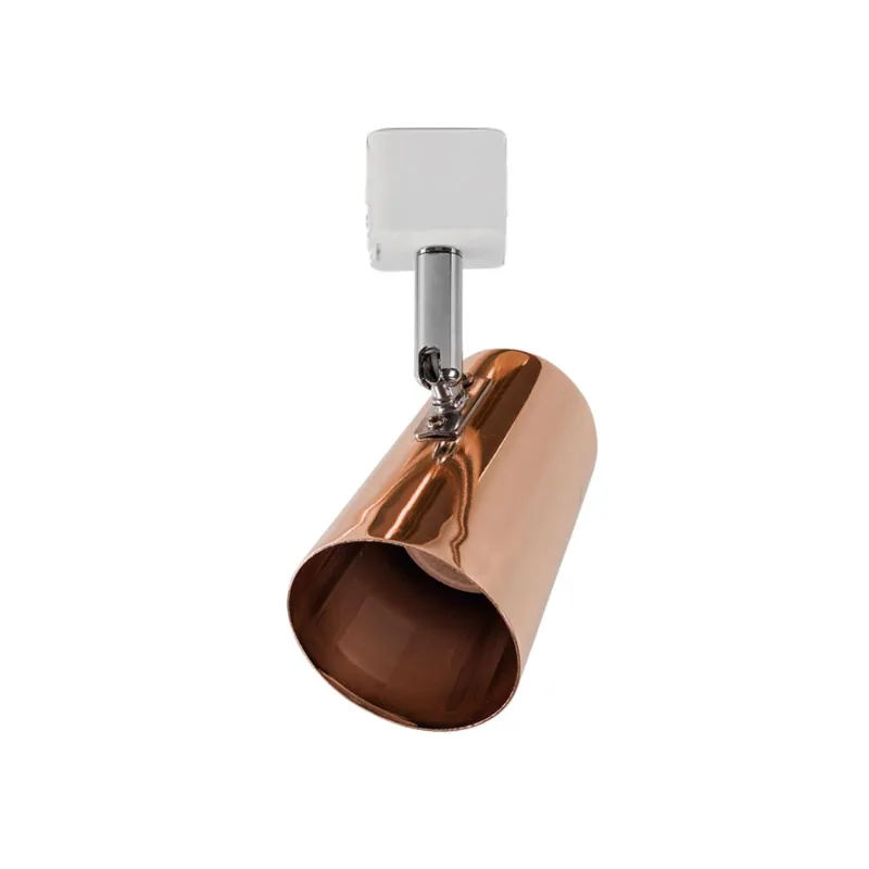Spot de sobrepor para trilho 60W cobre Bronzearte