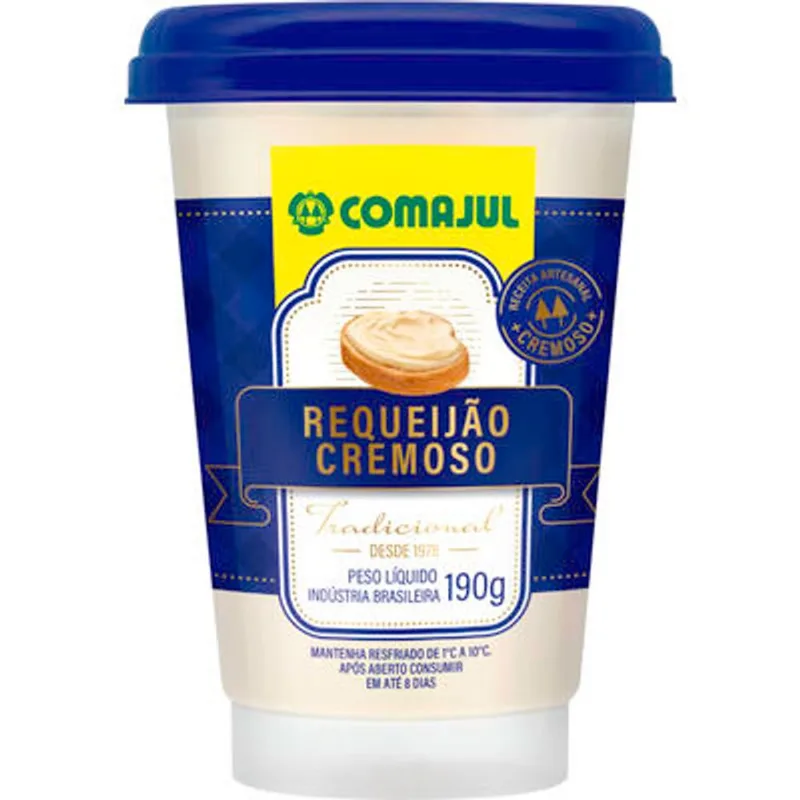 Requeijão Comajul Cremoso 190g