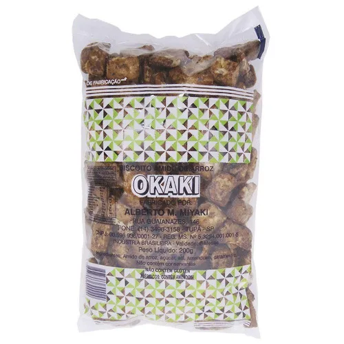 Biscoito Okaki Tupa Amido Arroz - OKAKI
