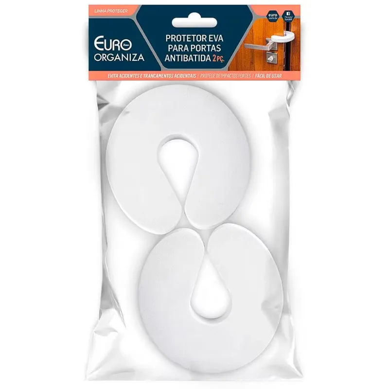 Protetor Para Portas Euro Home Anti Batida Em Eva