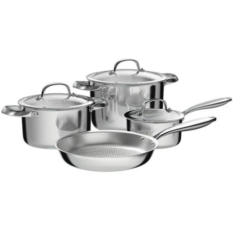 Jogo de Panelas 4 Peças Hexxa 3D Inox