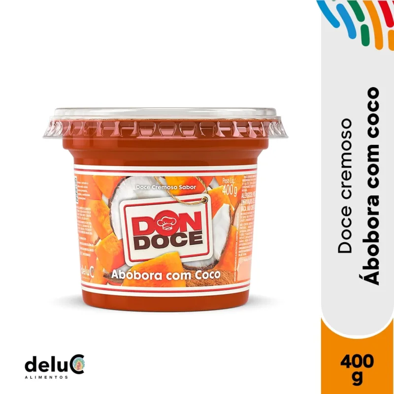 Doce Cremoso Abobora Com Coco Don Doce - Não Informado - Mercearia