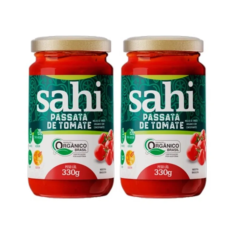 Kit 2X: Passata Orgânico Sahi 330g