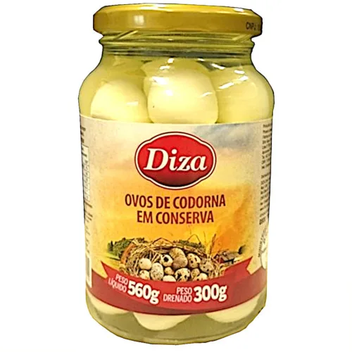 Ovos Codorna Em Conserva - DIZA - Mercearia