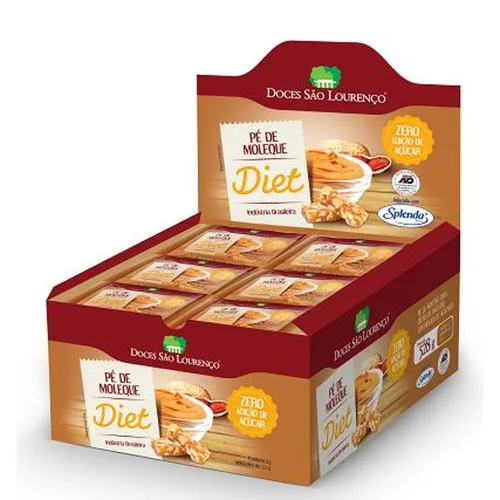 Pe De Moleque Diet 22g - DOCES SAO LOURENCO - Mercearia