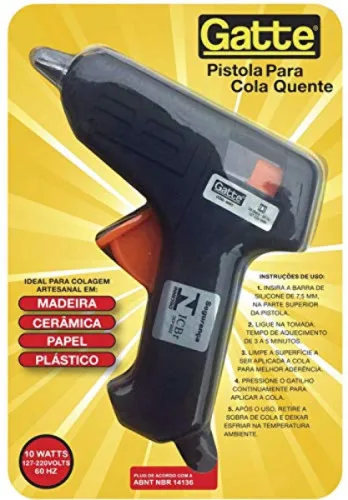 PISTOLA PARA COLA QUENTE GATTE - MAKE+