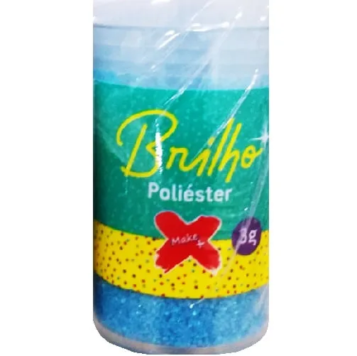 Glitter Azul Neon 3g - LC - Papelaria