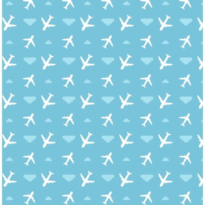 Placa em EVA Estampado 60X40CM Aviao 2MM. - Make+